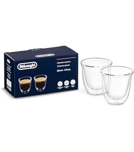Amazon.com | DeLonghi Coffee Connoisseur Glasses (set of 6): 2